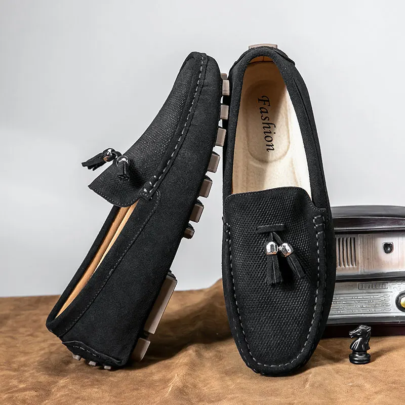 Vanmie повседневные мужские лоферы с кисточками обувь Мягкие Мокасины Роскошные