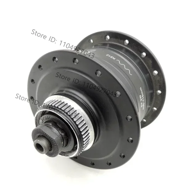 Фото 1 шт. для Shiman o Hub dynamo DH-3D32 3 Вт 6 В 6 отверстий 32 отверстия QR/D37 6 В 3 Вт центральный замок 32 отверстия черный №3