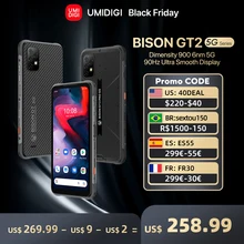 UMIDIGI BISON GT2/ GT2 PRO 5G IP68 Android Rugged Smartphone Dimensity 900 6.5' FHD+ 64MP Triple Camera 6150mAh Battery Cellular