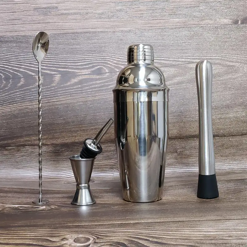 

Stainless Steel Cocktail Shaker Mixer Wine Martini Boston Shaker For Bartender Drink Party Bar Tools Barware Home Dining Kitchen