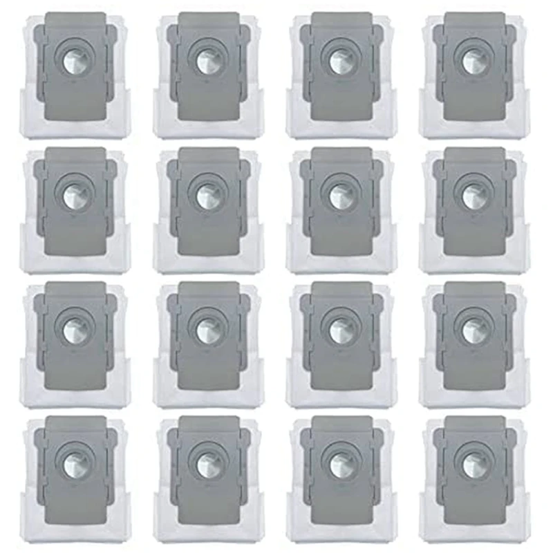 

16 Pack Vacuum Bags for IRobot Roomba I7, I7+, I7Plus I and S Series Clean Base Automatic Dirt Disposal Bags