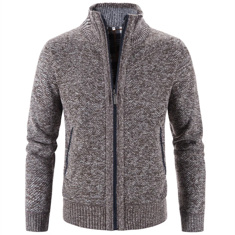 

New Spring Autumn Knitted Sweater Men Fashion Slim Fit Cardigan Men Causal Sweaters Coats Solid Single Breasted Cardigan men