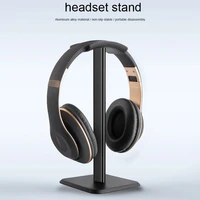 headphone stand universal aluminuim headset holder aluminum supporting bar flexible headrest fashion headphone hanger dropship