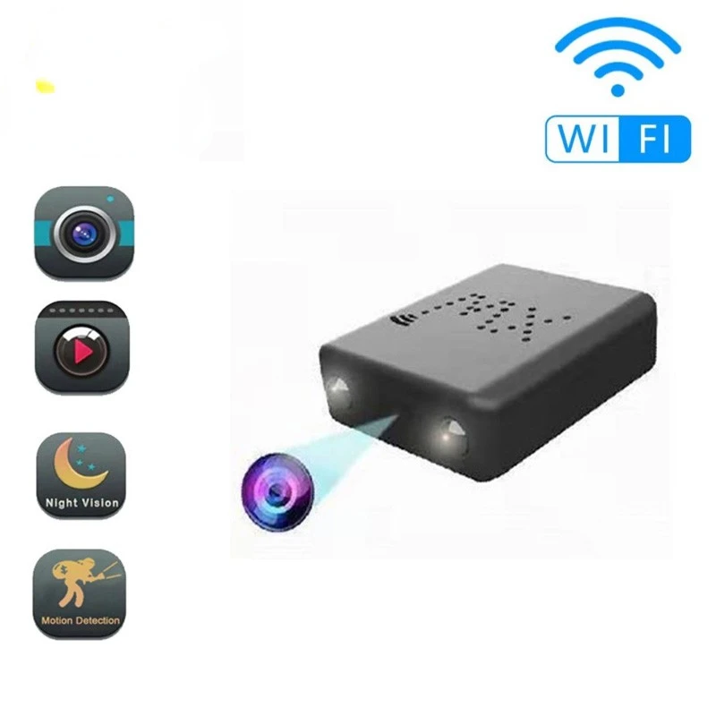 

Миниатюрная циклическая видеокамера Full HD 1080p Wi-Fi XW, ИК-камера с функцией ночного видения, Фотокамера