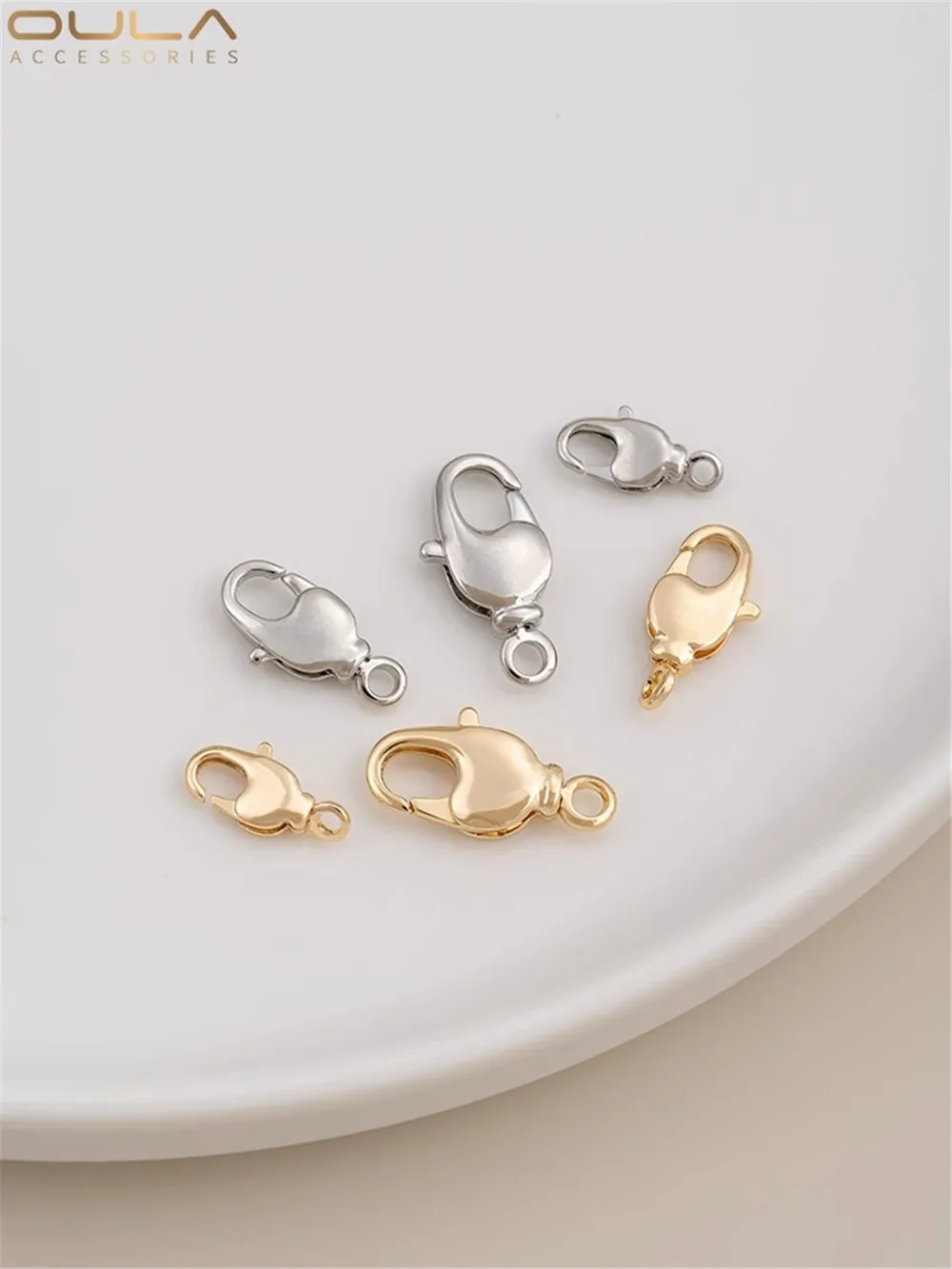 Универсальная вращающаяся Пряжка Корейская пряжка-карабин 14K сумка Золотой