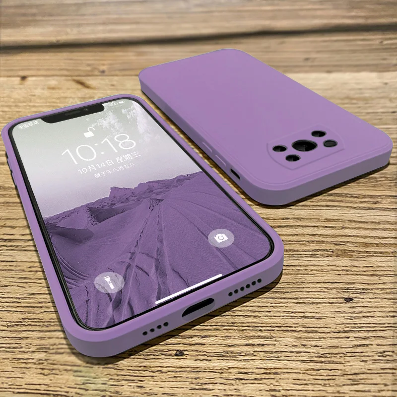 

Original Square Liquid Silicone Case For Xiaomi Redmi Note 8 9 9S 10 Pro Max For Poco F3 GT X3 Pro NFC M3 M4 Pro Soft Case Cover