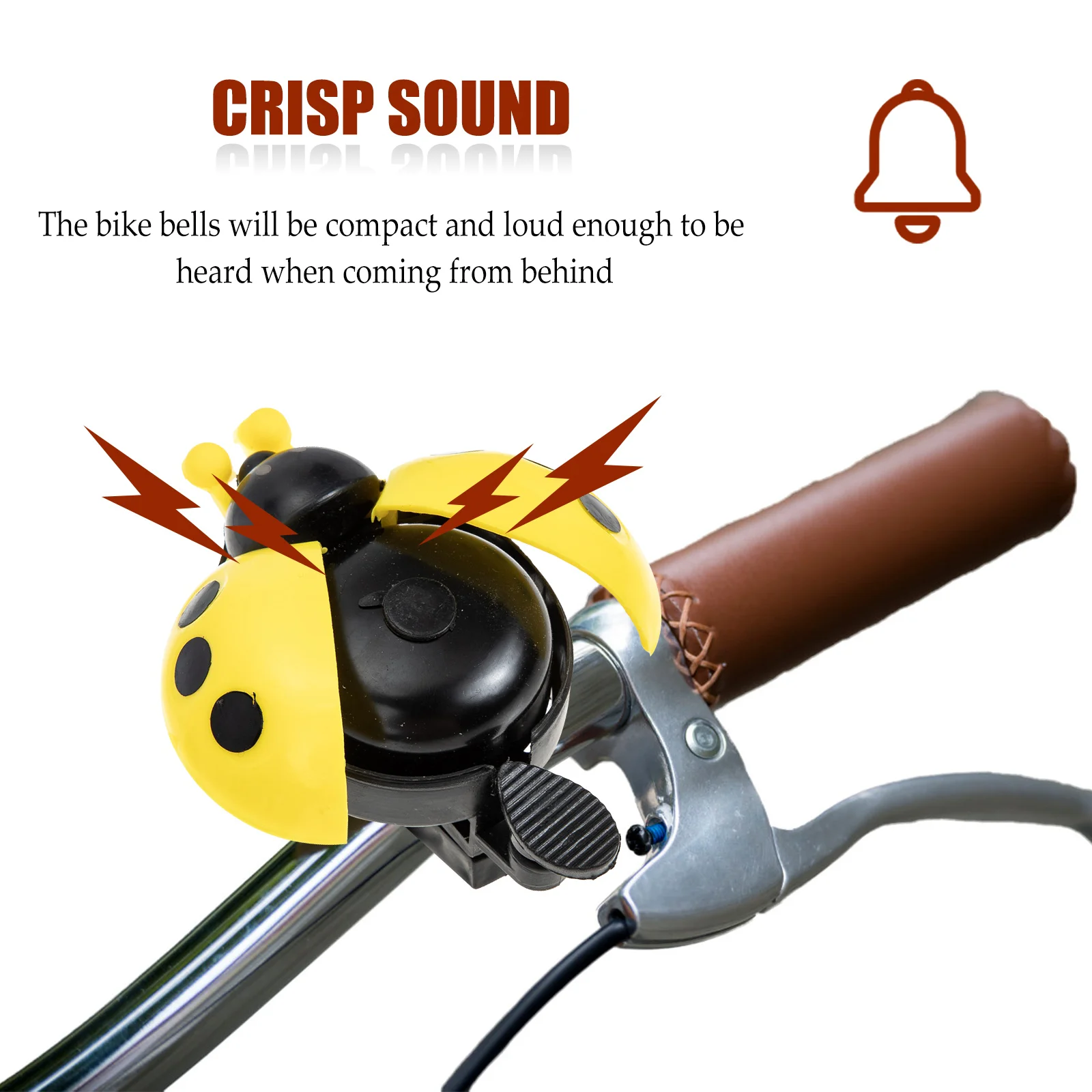 4 шт. колокольчики божья коровка |