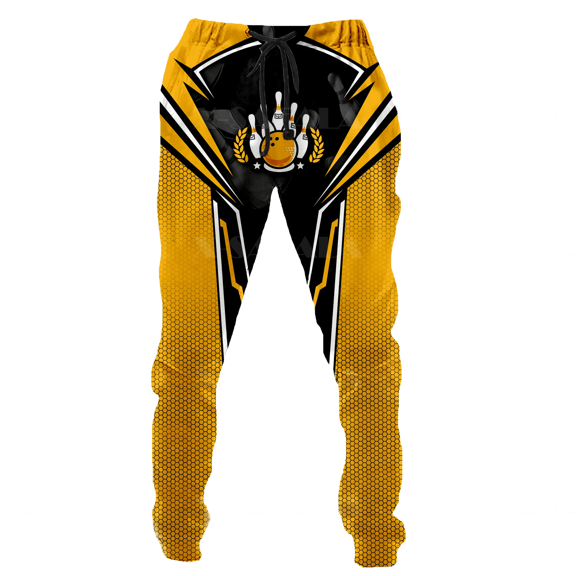 Подарок для любителей боулинга спортивные брюки с 3D принтом мужские