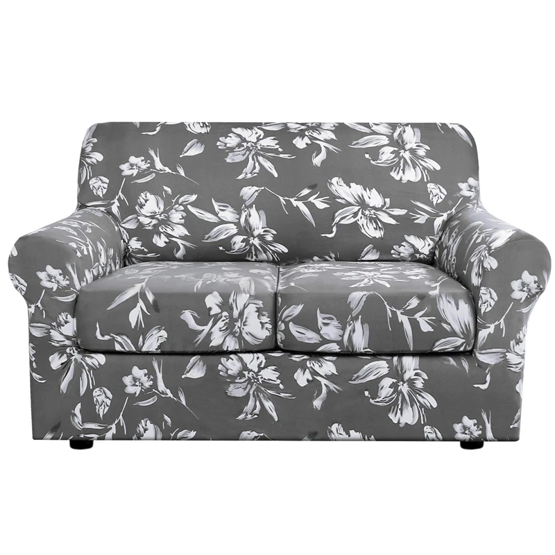 

Stretch Loveseat Covers For Sofa Slipcovers Feature Soft Thick With 2 Individual Cushion Covers
