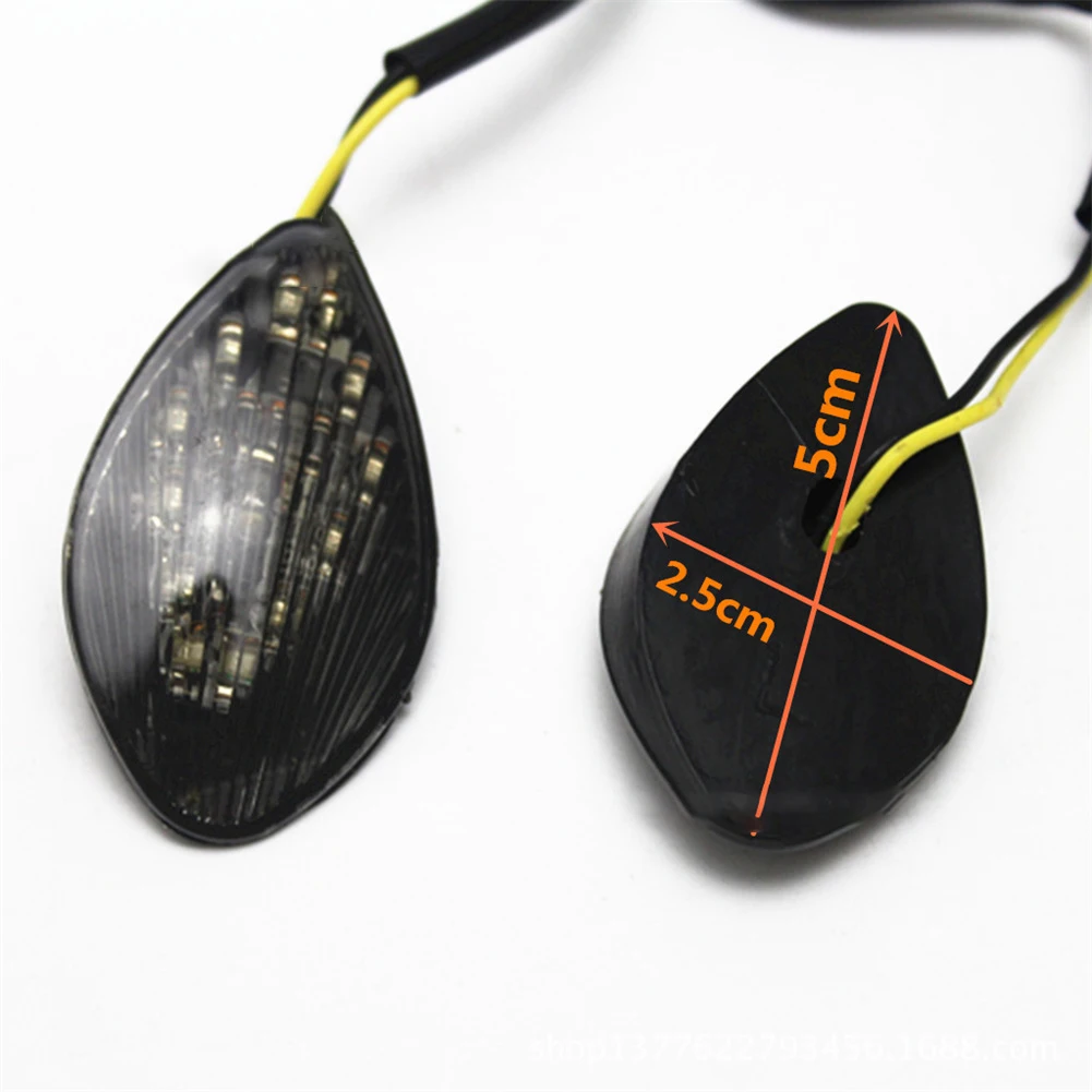 

Brand New Durable Easy To Install High Quality Turn Signal Lights LED Smoke 600 ABS Plastic Amber Energy Saving