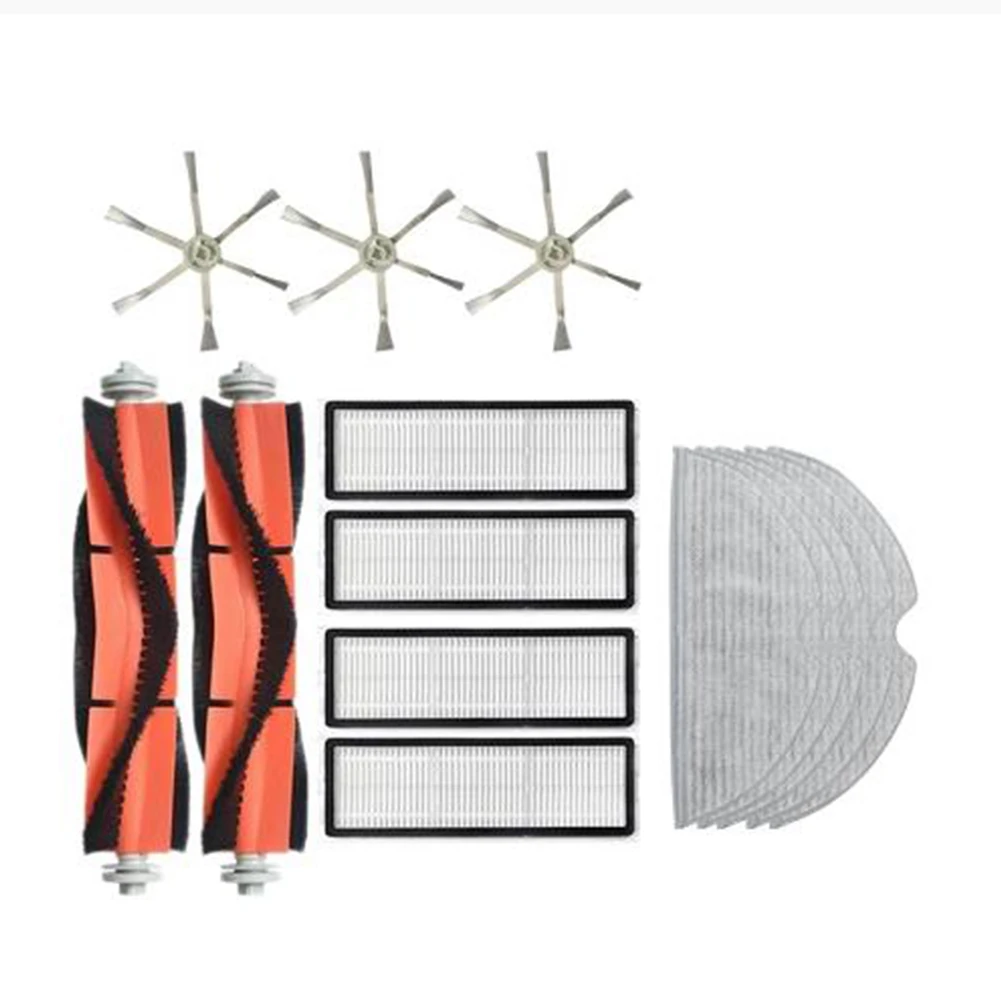 

Main Side Brush Filter Mop Cloth For Xiaomi Mijia 2C/STYTJ03ZHM Vacuum Cleaner Spare Parts Main Side Brush Filter Mop Cloth Kit