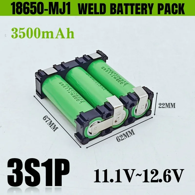 8 4 В 10 16 18 25 2 Аккумулятор MJ1 18650 3500 мАч для отвертки 2s1p 3s1p 4s1p 5s1p 6s1p