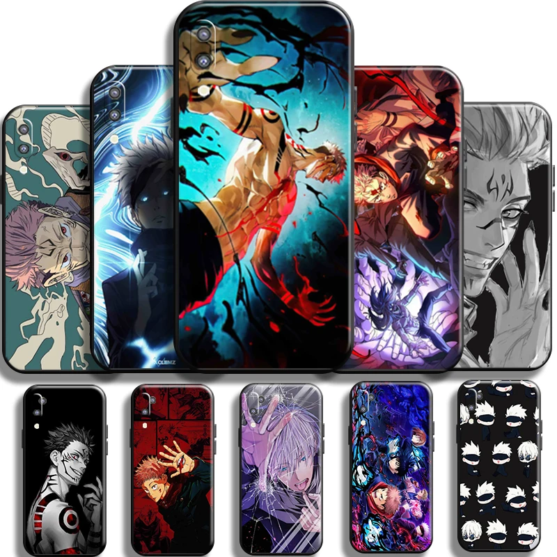 

Jujutsu Kaisen Gojo Satoru Phone Case For Samsung Galaxy M10 Shell Cover Liquid Silicon Soft TPU Carcasa Coque