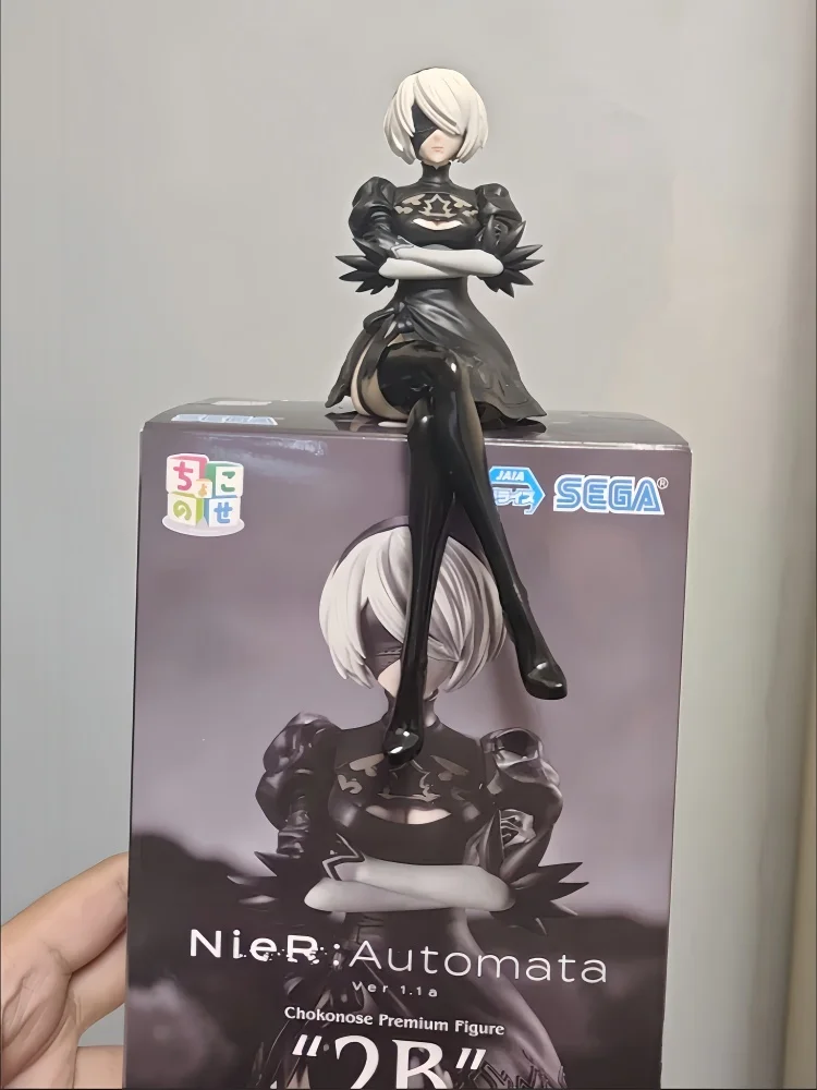 В наличии SEGA PM TV Ver. NieR:Automata Ver1.1a Yorha No. 2 Тип B ПВХ 18 см аниме экшн-Фигурки Коллекция