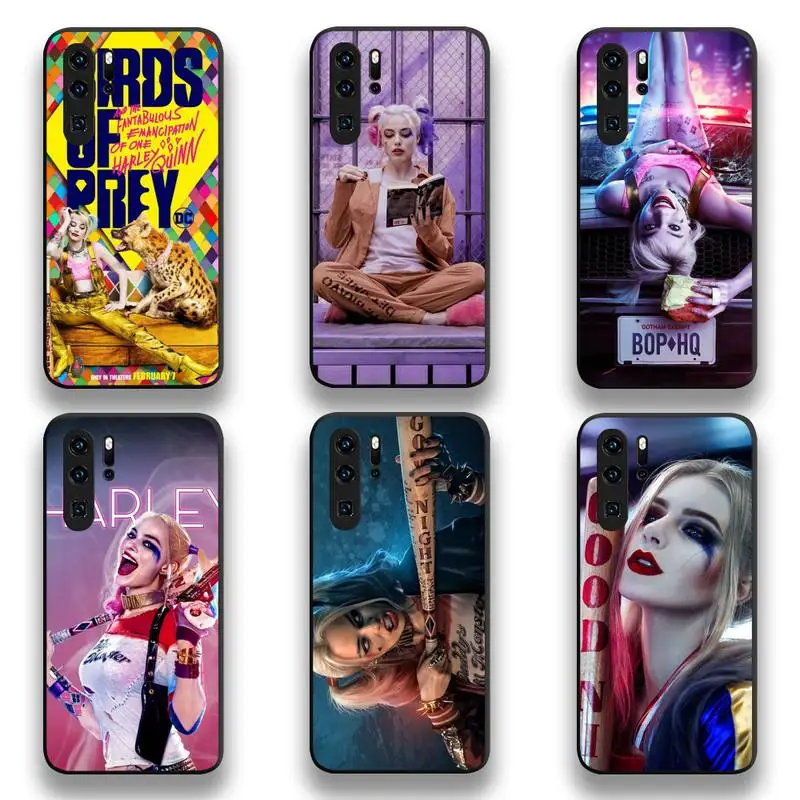 

Birds of Prey Harley Quinn Phone Case For Huawei P20 P30 P40 lite E Pro Mate 40 30 20 Pro P Smart 2020