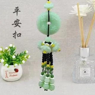 

Подвеска для автомобиля в виде тыквы храбрых войск из нефрита Гуань Инь матрея украшение для автомобильного интерьера зеркало заднего вида подвесные украшения аксессуары