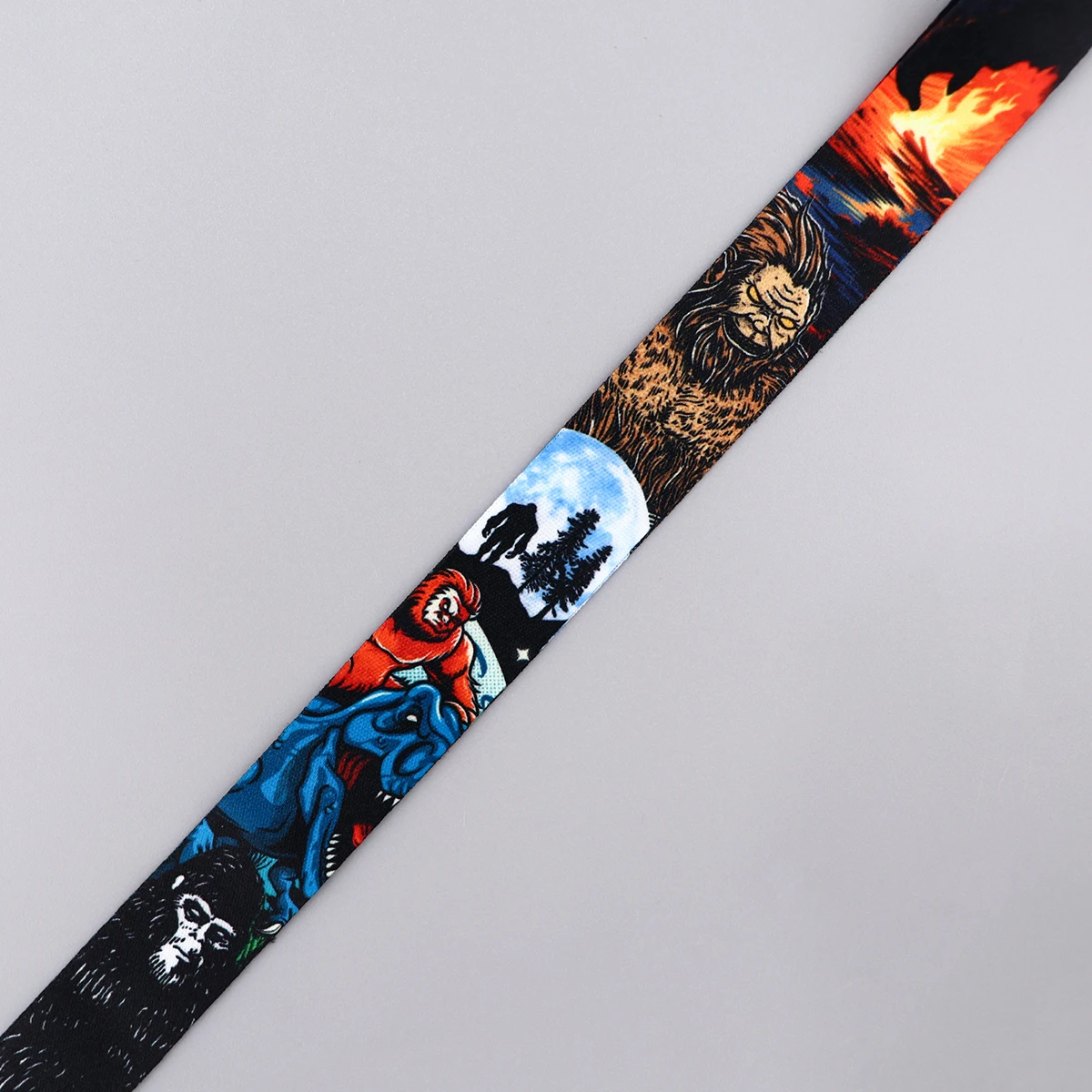 Шнурок с монстром для ключей чехол удостоверения личности паспорта USB-держатель