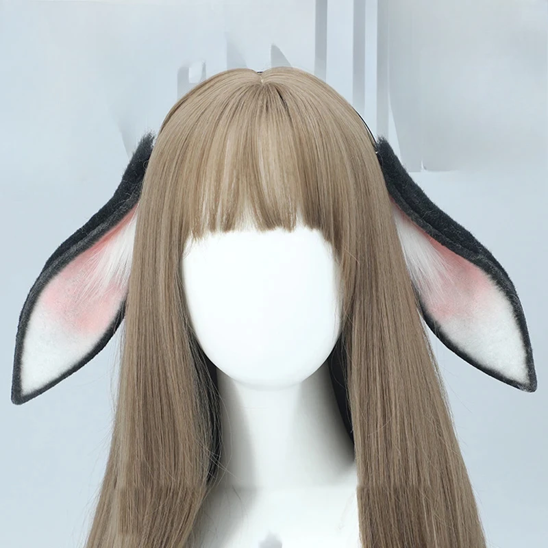 Аниме девушка хлопок конфеты с заниженными ушками пасхальный кролик повязка на