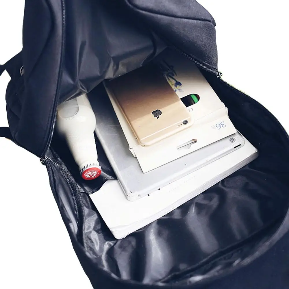 Большая Парусиновая Школьная Сумка С Милой Вышивкой Кота Для Детей - Рюкзак