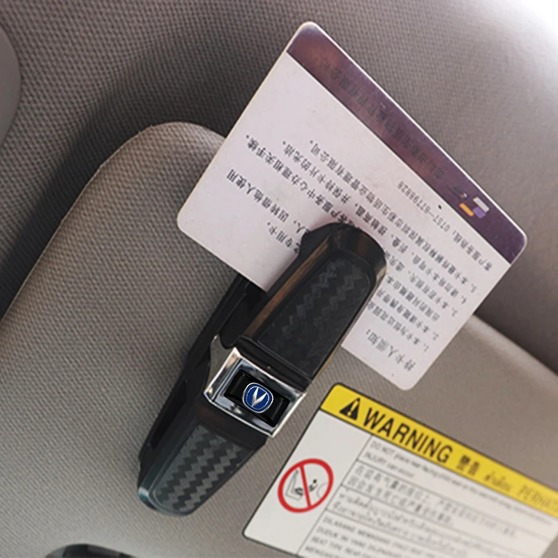Car Universal Storage Clip Sunglasses Glasses Card Holder for Chevrolet Cruze Captiva Aveo T300 T250 Spark Malibu Accessories |