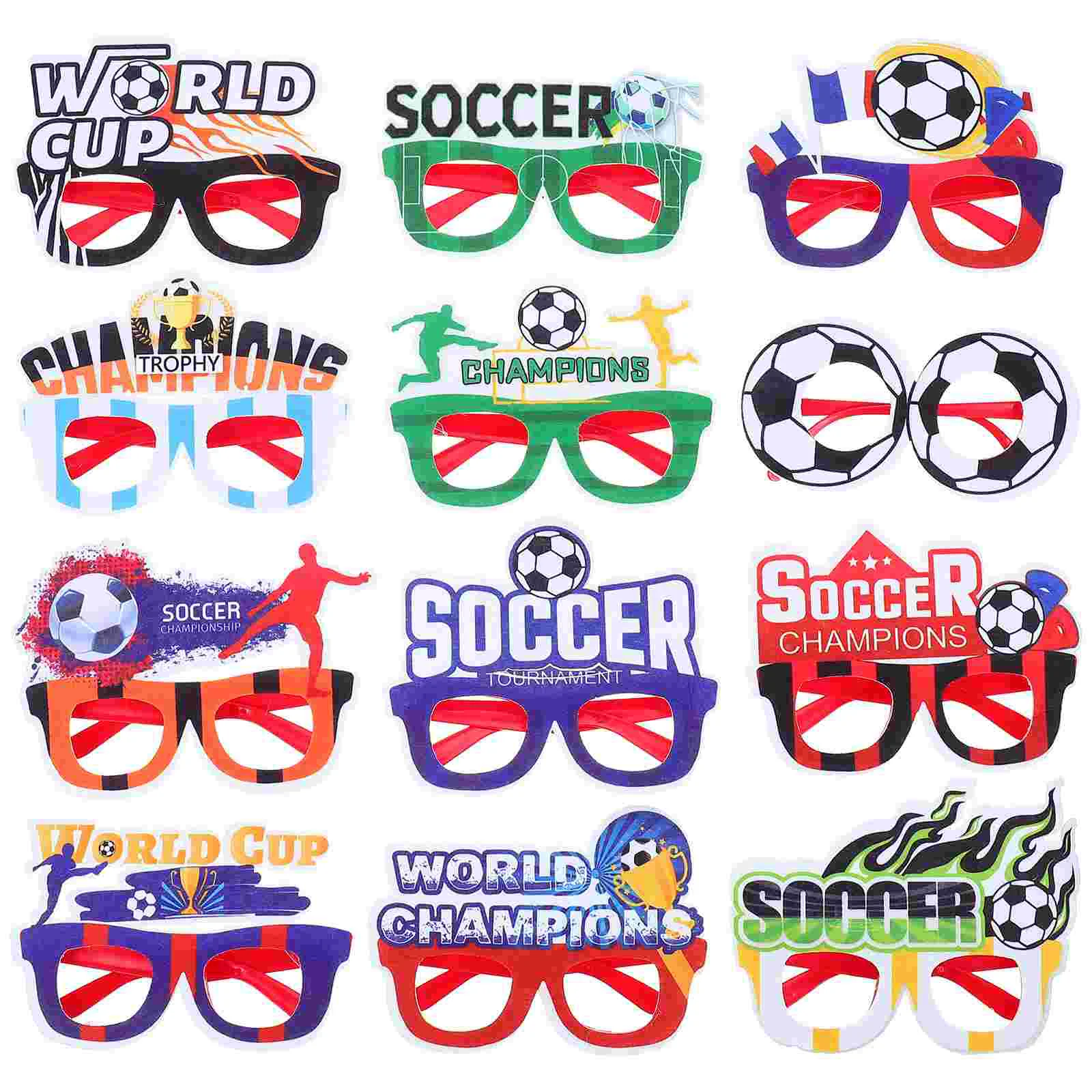 

Glasses Soccer Football Eyeglasses Party Eyewear Cup Decoration Kids World Game Suppliesqatarnovelty Sunglasses Prop Decor