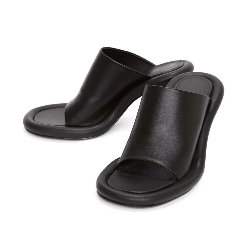 2023 Summer New Women's Fish Mouth Sandals Fashion High Heel Casual Slippers Sexy Banquet Women's Shoes Large 43 Slippers Women