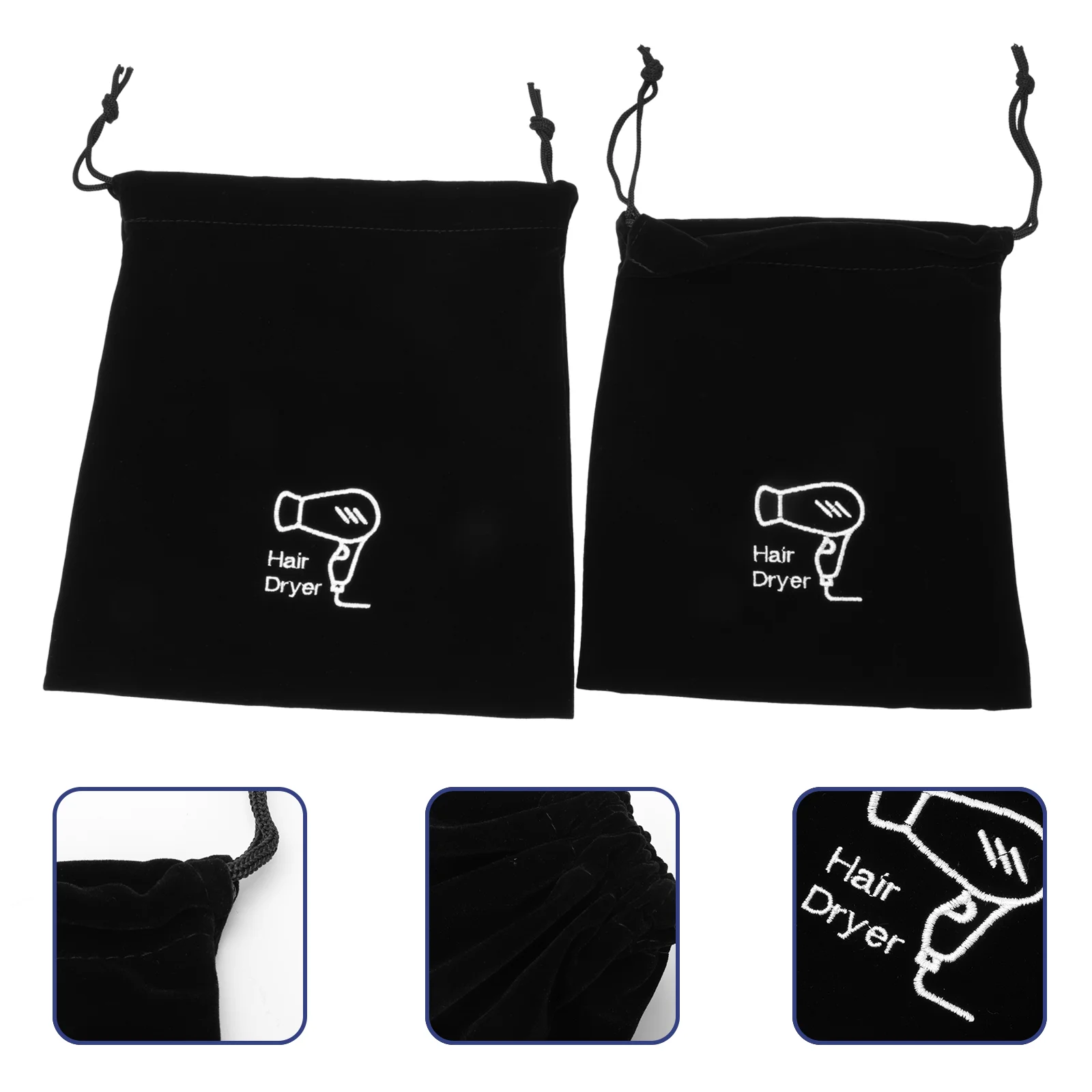 

Hair Bag Dryer Drawstring Storage Pouch Organizer Containerhotelhairdryer Blower Bags Blow Fabricproduct Styling Household
