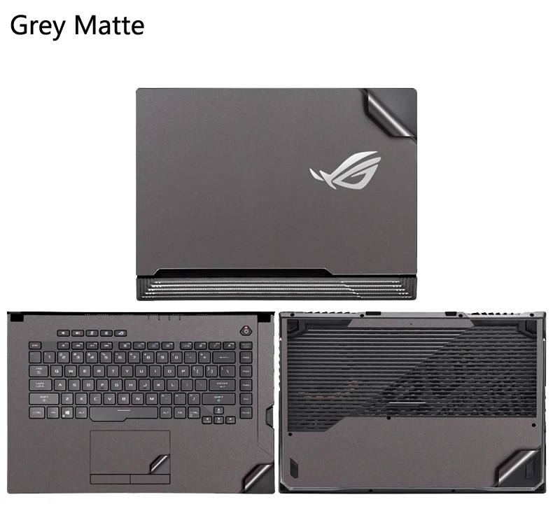 Кожаные наклейки для ноутбуков ASUS ROG Strix G15 G512L углеродное волокно виниловая