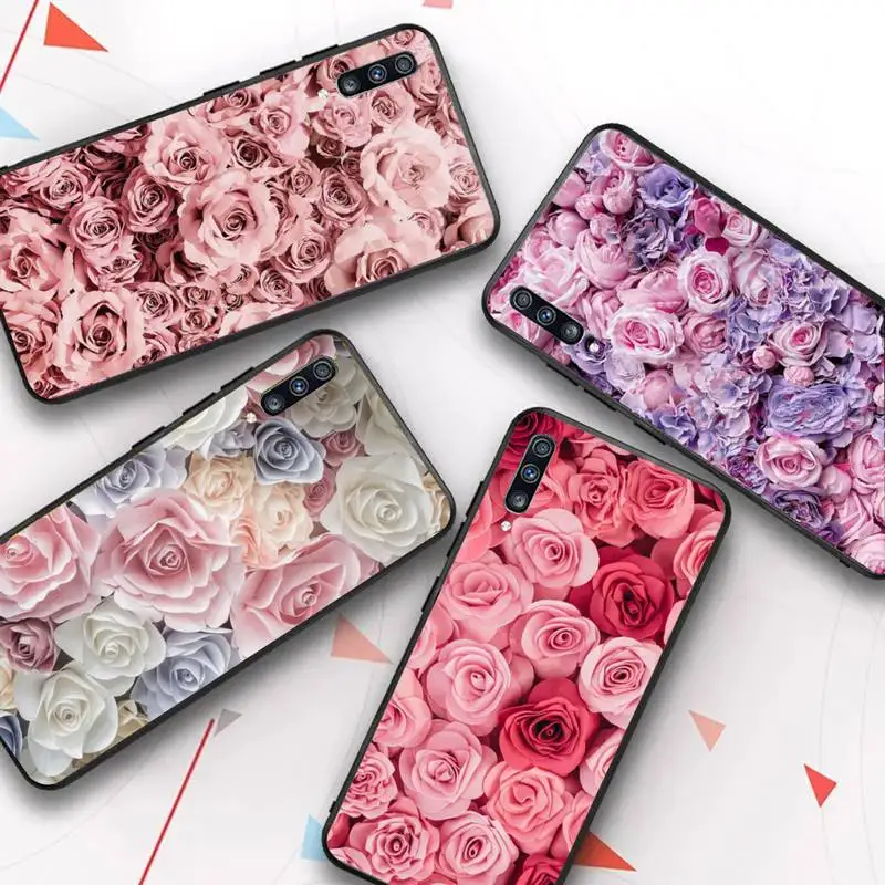 

Flower Pink Phone Case for Samsung A51 01 50 71 21S 70 31 40 30 10 20 S E 11 91 A7 A8 2018
