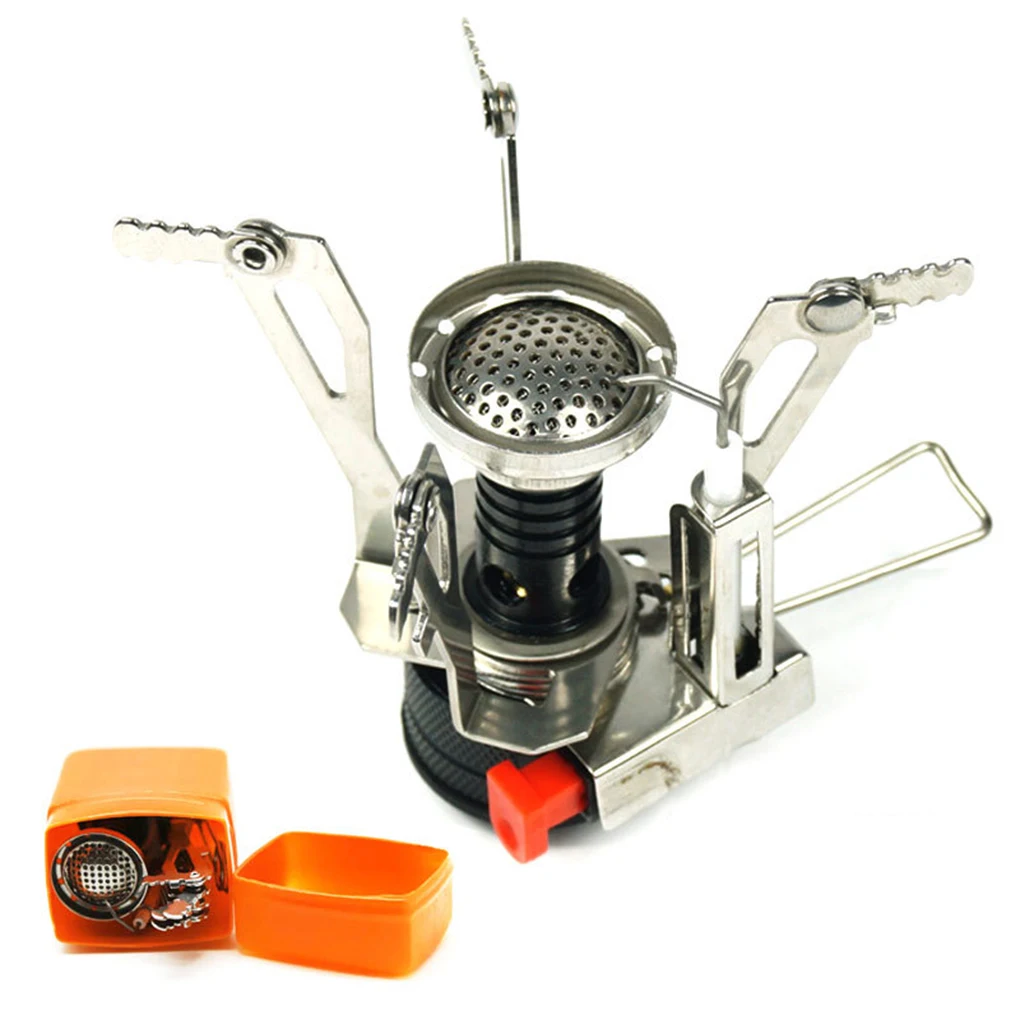 

Folding Outdoor Stove Cookware Gas Camping Stove Hiking Picnic BBQ Tank Cooker Furnace Camping Tool cCamping Stove