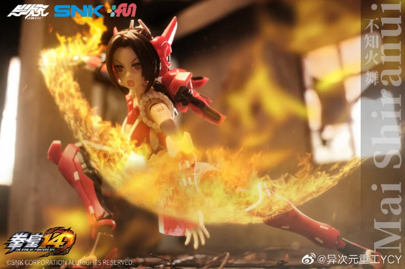 SNK 1/12 Mai Shiranui Kawali мобильный костюм для девочек из ПВХ 15 см Сборная модель комплект