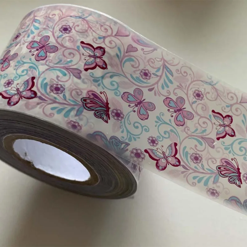 10 наклеек из переводной фольги цветочный узор украшение дизайн Бумажные Обертки