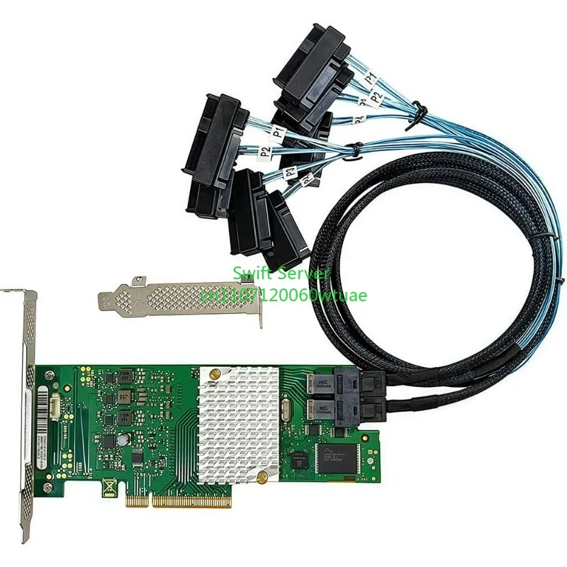 Фото Кабель Fujitsu 9300-8I LSI 3008 12G HBA IT Mode ZFS FreeNAS unRAID+2*SFF-8482 SAS SATA №1