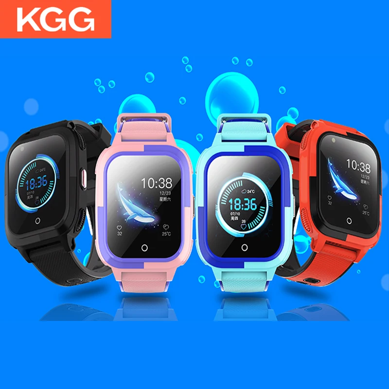 

4G Kids Smart Phone Watch HD Video Call ROM GPS WIFI Tracker Anti Lost 700mAh IP67 Waterproof SOS Children Smartwatch For Gift