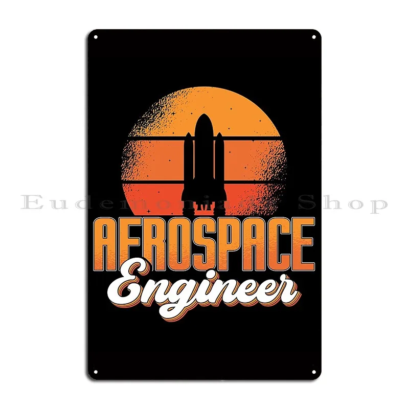 Ракета Космос аэрокосмический инженер Инженерная металлическая табличка