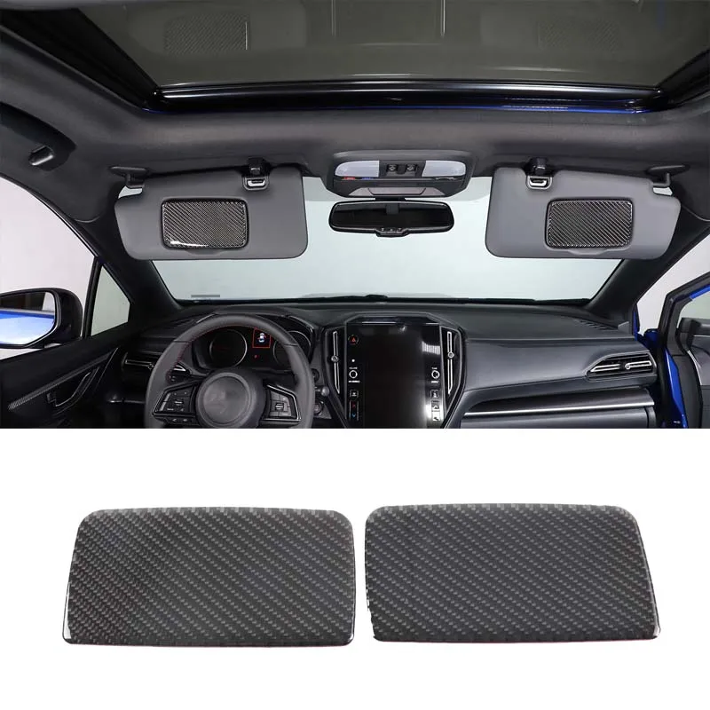 

For 2021-2023 Subaru WRX soft carbon fiber car interior cosmetic mirror cover plate sticker car interior protection accessories