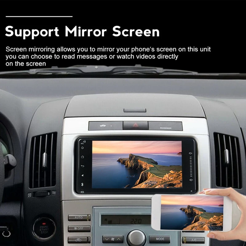 

Автомагнитола 2DIN, 1 Гб + 16 ГБ, Android 10, мультимедийный видеоплеер для Ssangyong Kyron Actyon 2005-2013