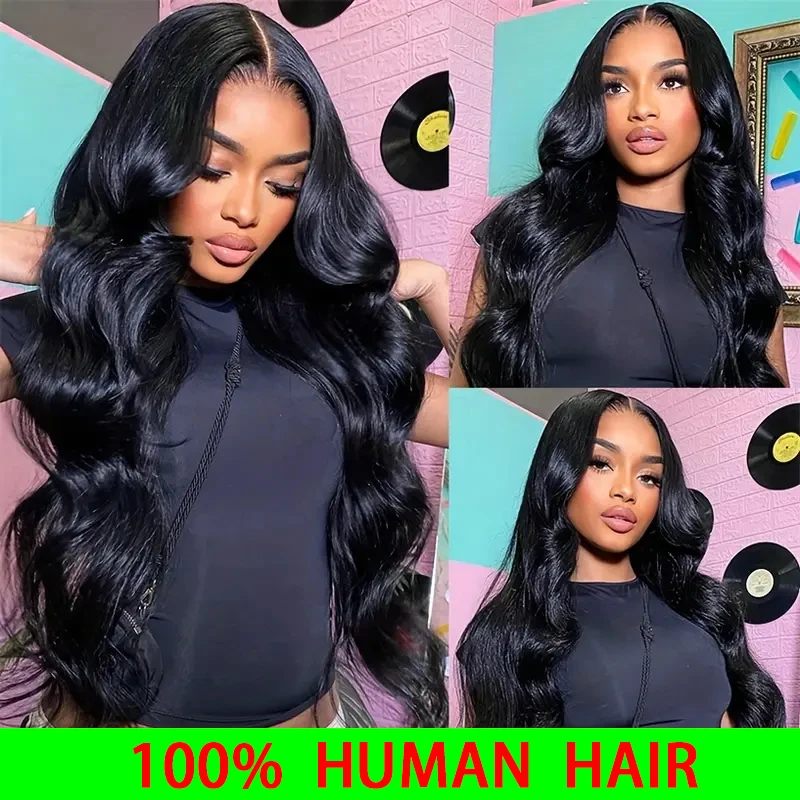 Фото Парик из натуральных волос 5x5 HD Lace Closure, волнистый, 13x4, с невидимой HD-сеткой, предварительно выщипанный, необработанный, натуральный цвет №5