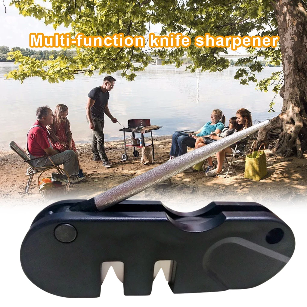 

Tungsten Ceramic Multipurpose Carbide Knife Pocket Diamond Tool Scissor Sharpen Fish Whetstone Sharpener outdoor multi Hook Camp