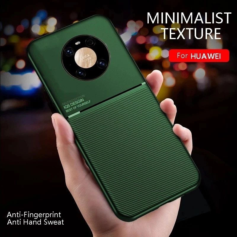 Матовый кожаный автомобильный держатель противоударный чехол для Huawei Mate 40 20X 30 9 10