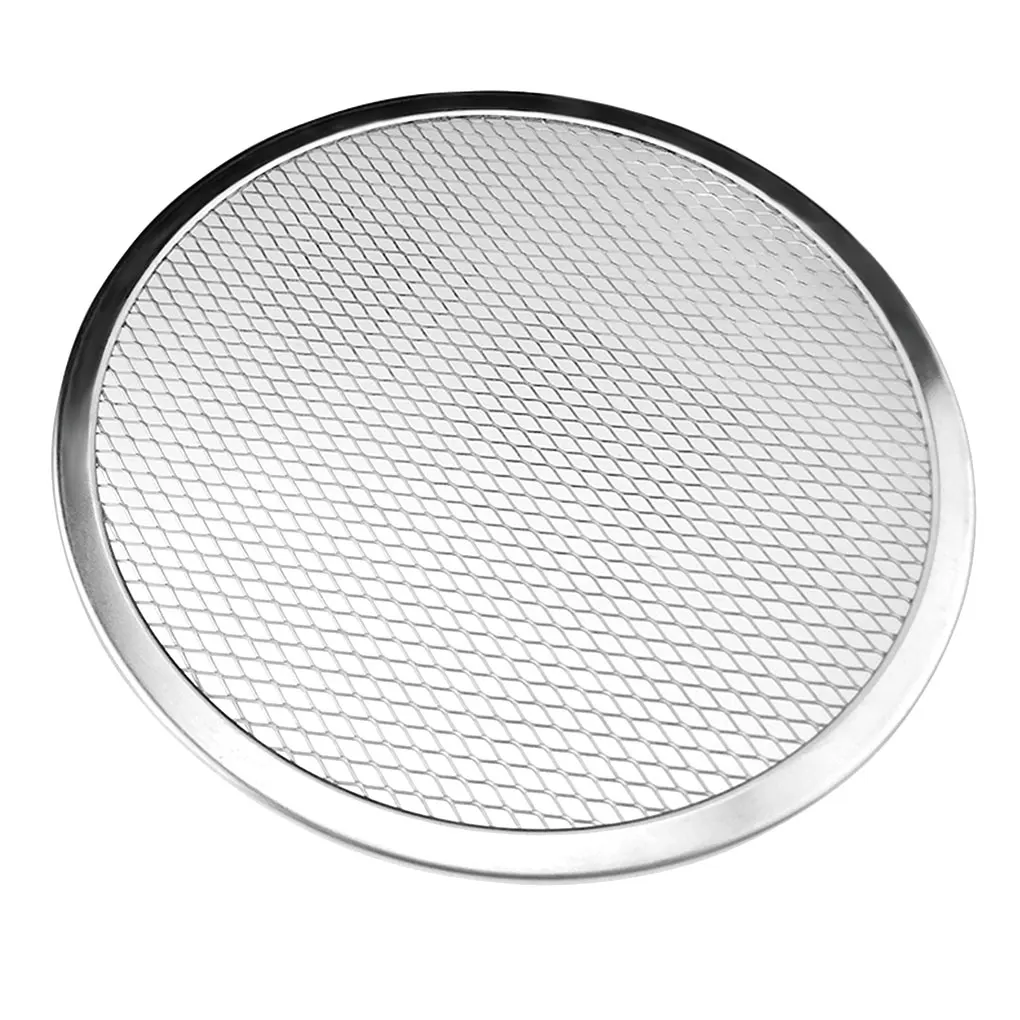 

Mesh Grill Pizza Screen Round Baking Tray Accessories Net Kitchen Tools Ovens Kit Molds for Pizza, Shape Pizza, Pizza Grid tray