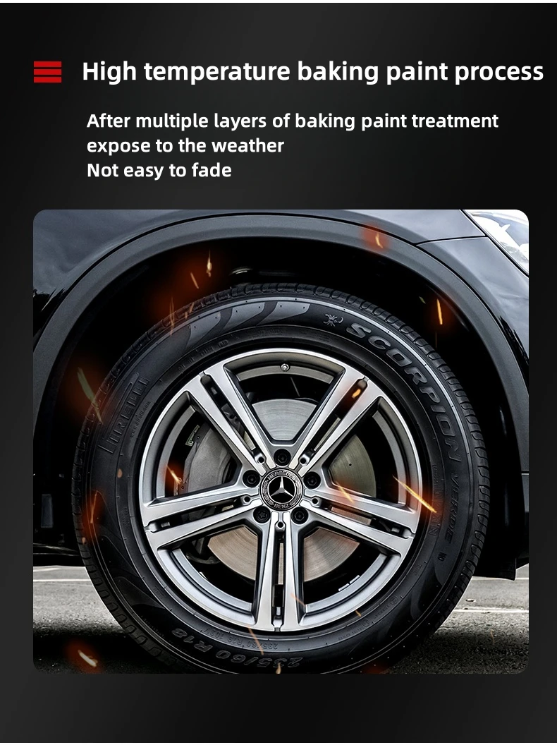 Крышки для Mercedes-Benz B/C/E/S Class A C200L GLC GLK CLA Центральная втулка колеса автомобиля