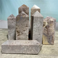 1kg natural stones pink amethyst tower geode quartz crystal wand healing gem home decoration crafts gift specimen section