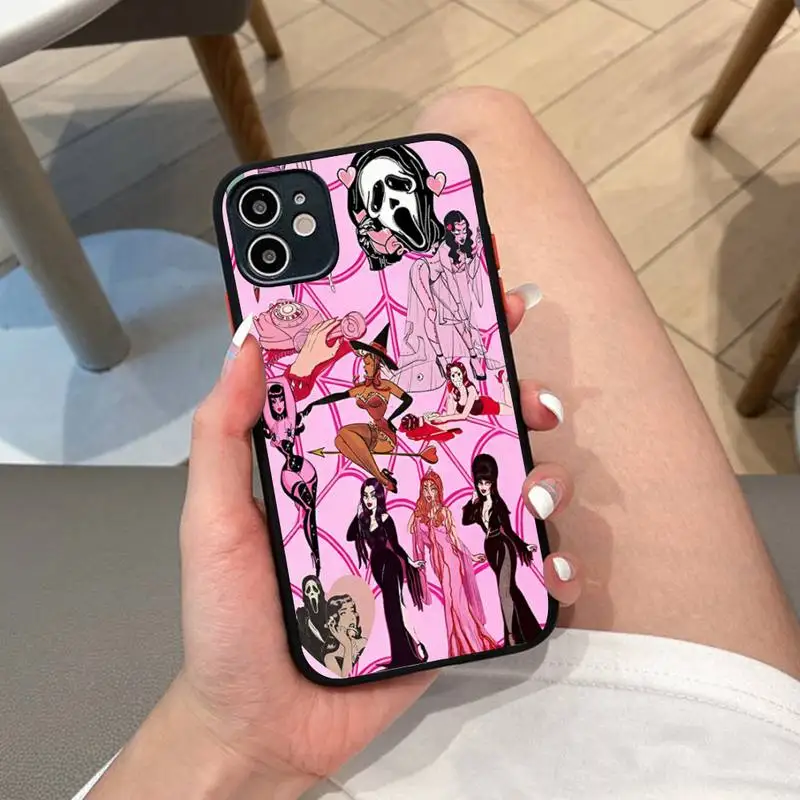 

Ghostface Horror Scream Art Phone Case for iPhone 14 11 12 13 Mini Pro Max 8 7 Plus X XR XS MAX Translucent Matte Cover