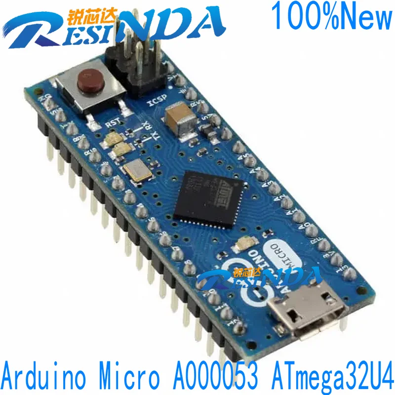 Плата разработки Arduino Micro A000053 ATmega32U4 100% новая и оригинальная