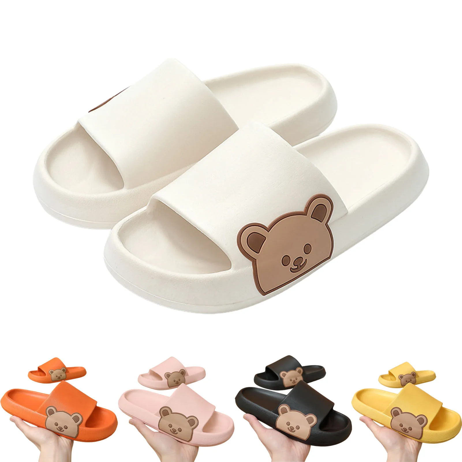 

2022 New Hot Summer Men's Slides Breathable Cool Beach Sandals Indoor House Slippers Graffiti Casual Men & Women Slippers