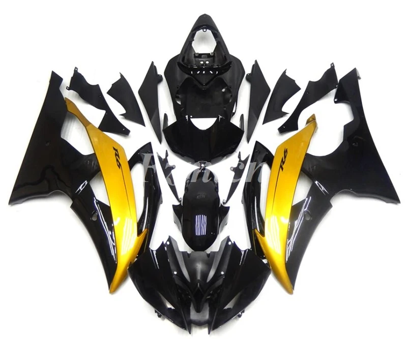 

Новый комплект обтекателей из АБС-пластика подходит для YAMAHA YZF-R6 2008 2009 2010 2011 2012 2013 2014 2015 2016 08-16 комплект обтекателей черного и золотого цвета