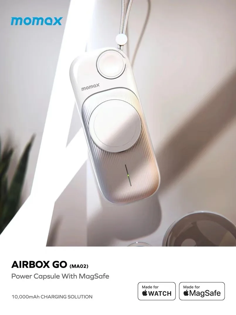 Магнитная капсула MOMAX Airbox Go Power 15 Вт MagSafe