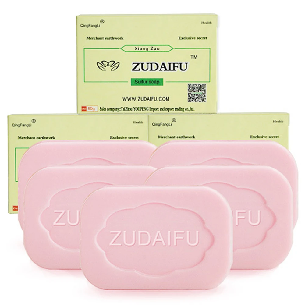 

Hot Selling ZUDAIFU Scented Soap Acne Psoriasis Seborrhea Anti Fungus Bath Whitening Shampoo