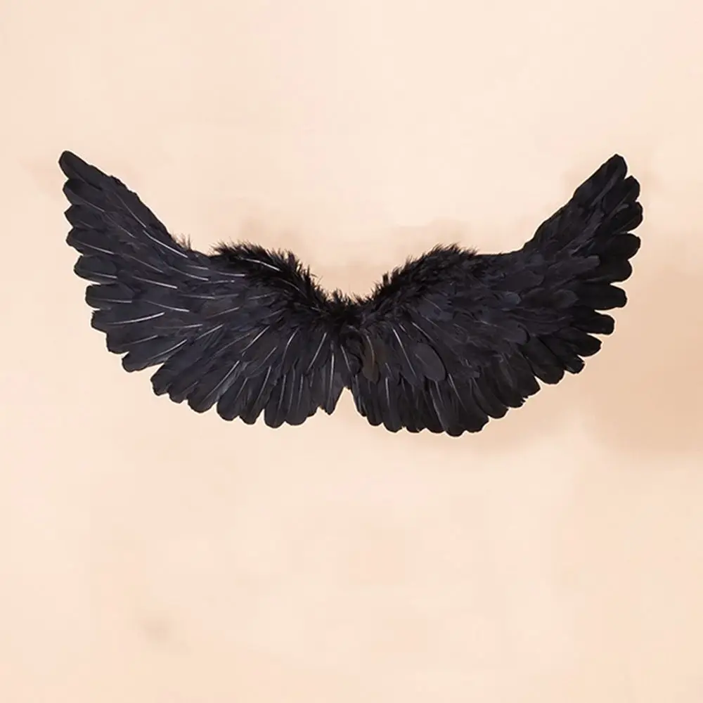 

Женские крылья ангела из искусственного меха NBANLIKE черные/белые